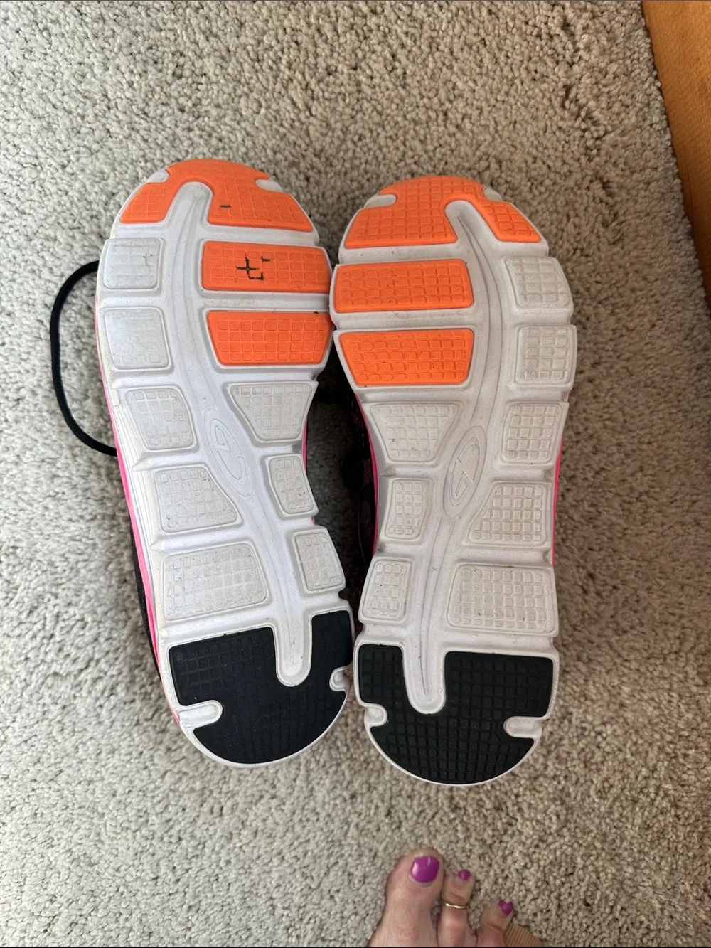 C9 by Champion Black and Pink Women's Athletic Sneakers